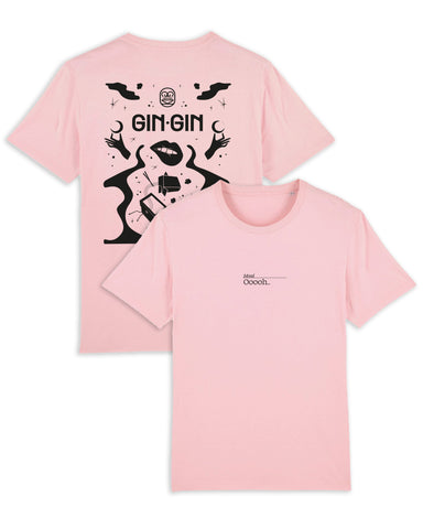 GIN GIN - Mood Ooooh T-shirt Rosa