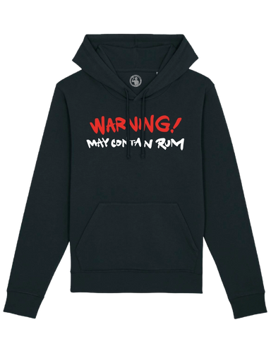 Romrobban - Warning hoodie Svart