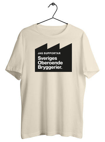 Sveriges Oberoende Bryggerier - Logo Tee Vintage White