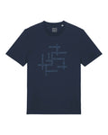 Pint & Print - Alphabet Navy Tee