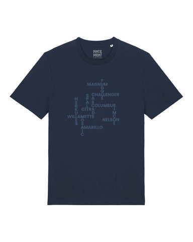 Pint & Print - Alphabet Navy Tee