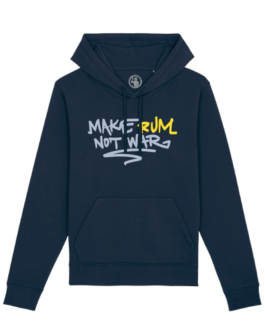 Romrobban - "Make rum not war" hoodie Navy