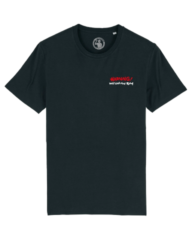 Romrobban - Warning t-shirt svart