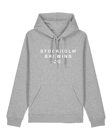 Stockholm Brewing Co - Logo Hoodie Gråmelerad