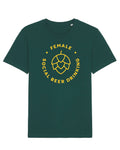 Female - Logo Tee Glazed Green