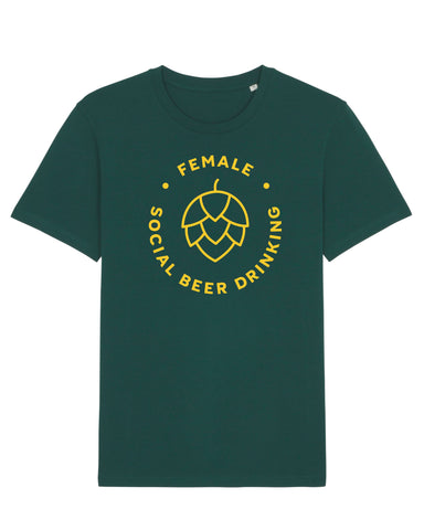 Female - Logo Tee Glazed Green