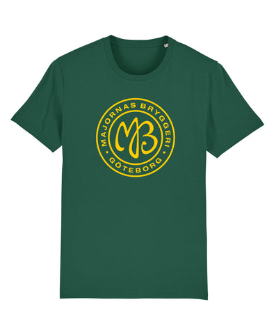 Majornas Bryggeri - Gul Logo tee - Bottle Green