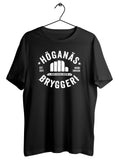 Höganäs Bryggeri- Logo tee svart m. tryck i nacken.