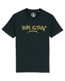 Romrobban - Rum is fun t-shirt svart