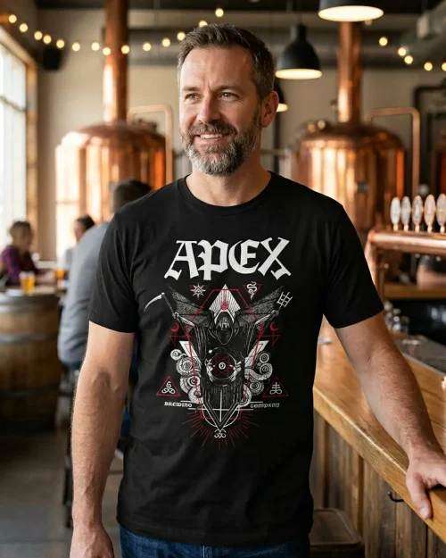 Apex Brewing Co - Mephisto T-shirt Svart