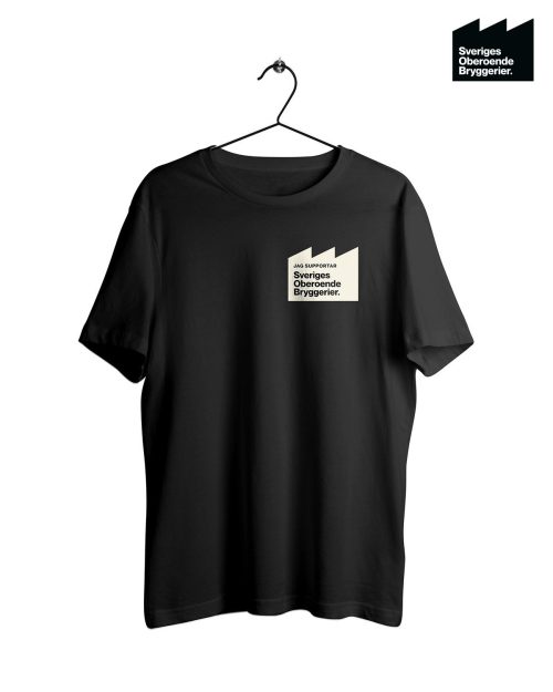 Sveriges Oberoende Bryggerier - Tee Support T-shirt Svart