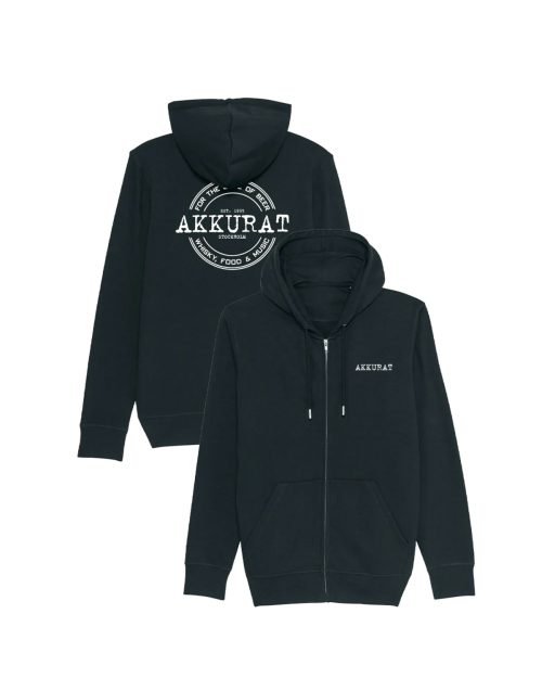 Akkurat- Logo Ziphood Svart