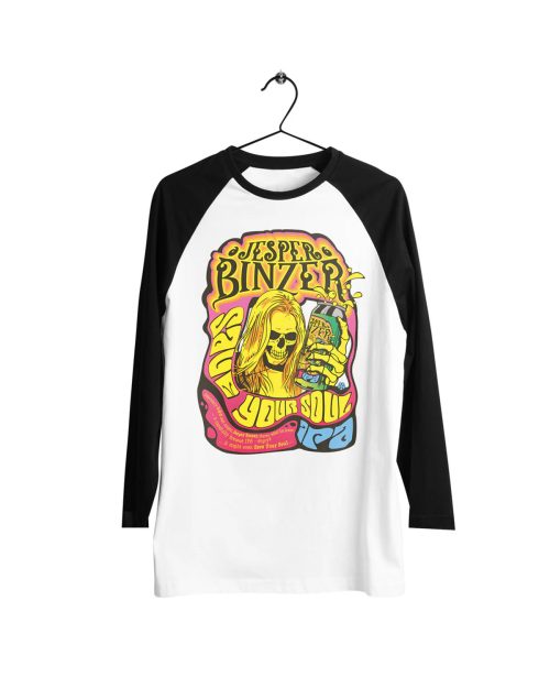 Binzer Beer - Save Your Soul Baseball T-shirt