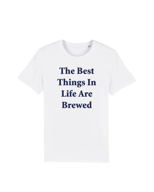 Ölisarna - Best Brewed T-shirt Vit