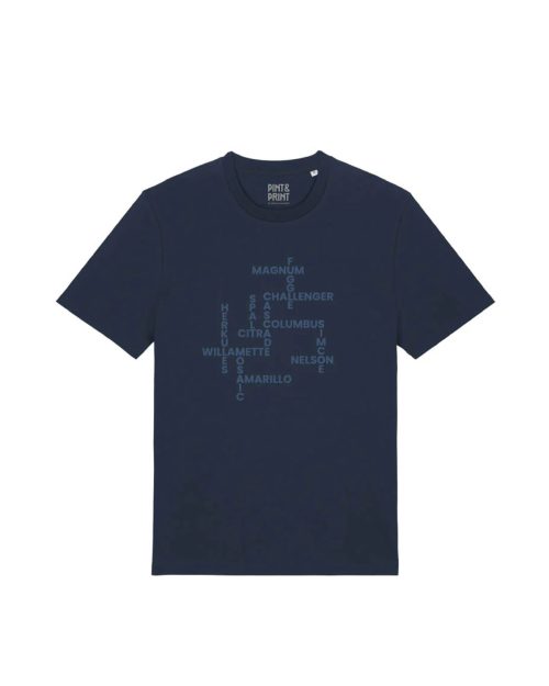 Pint & Print - Alphabet T-shirt Navy
