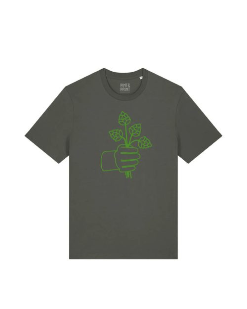 Pint & Print - Bukett T-shirt Khaki