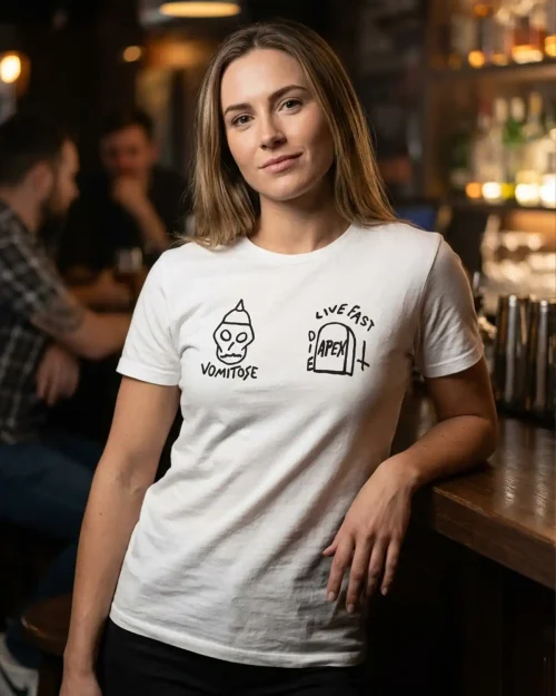 Apex Brewing Co - Allin T-shirt Vit