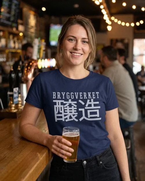 Bryggverket- Tecken T-shirt Navy