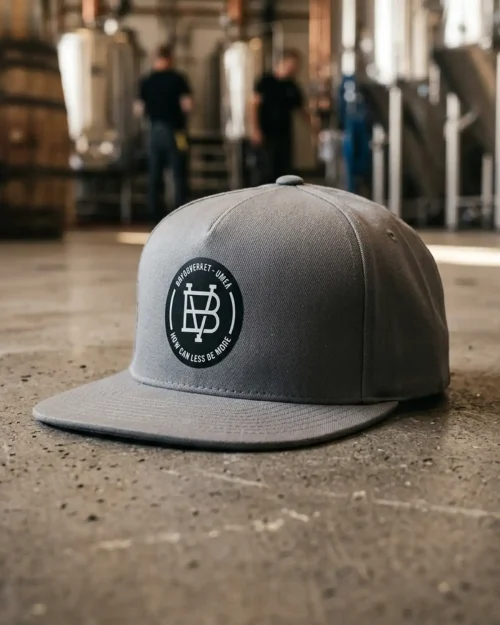 Bryggverket - Flat Peak Snapback Grå
