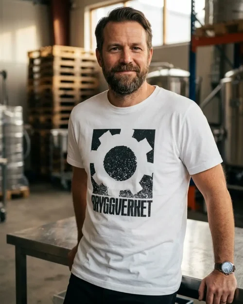 Bryggverket- Logo T-shirt Vit