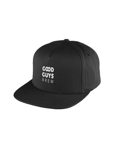 Good Guys Brew - Flat Peak Snapback Svart