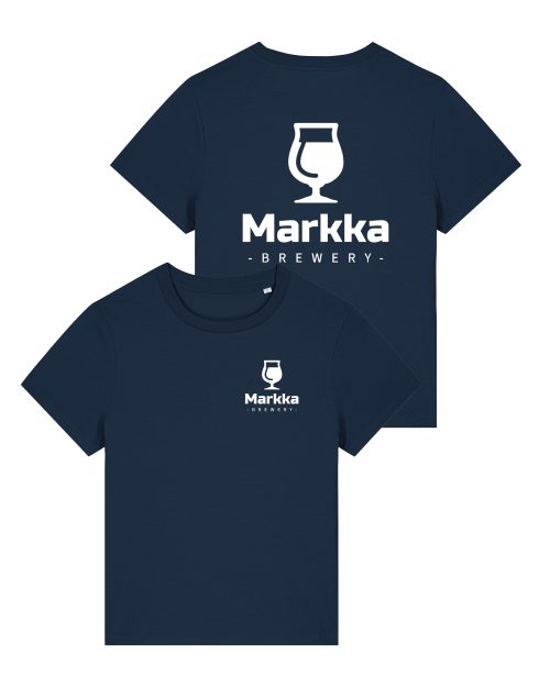 Markka Brewery - Logo T-shirt Dam Navy