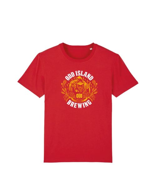 Odd Island Brewing - Hazie Dizzie T-shirt Röd