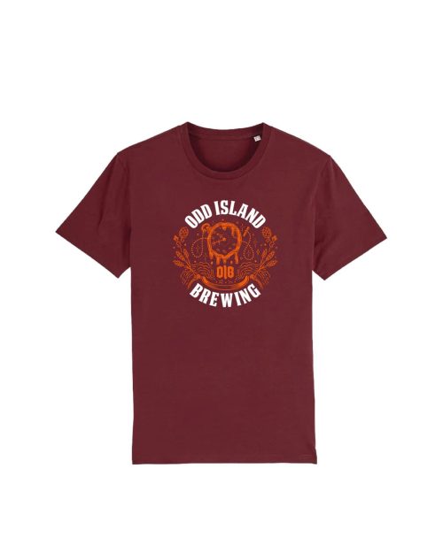 Odd Island Brewing - Twelve Fifty T-shirt Burgundy