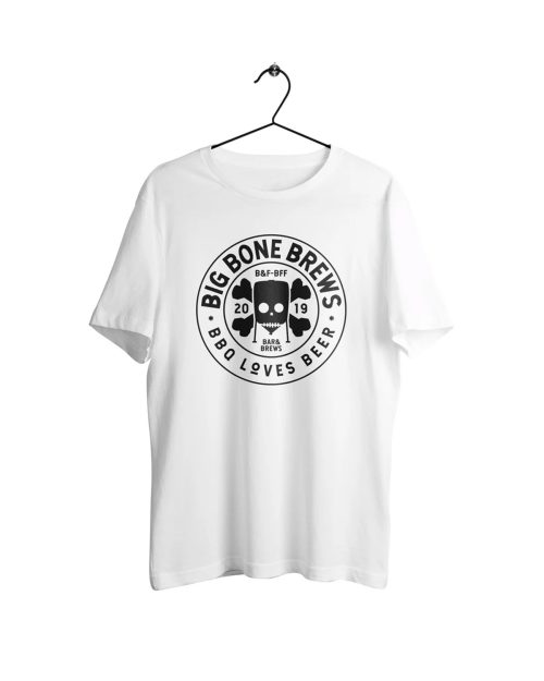 Big Bone Brews - T-shirt Vit