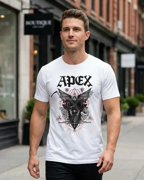 Apex Brewing Co - Mephisto T-shirt Vit