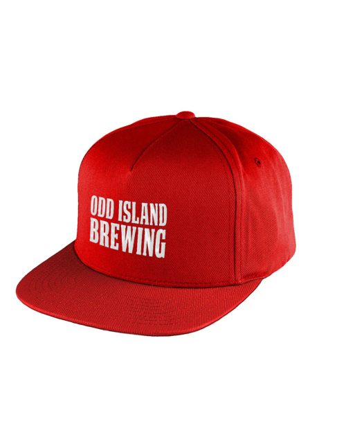 Odd Island Brewing - Logo Snapback Röd