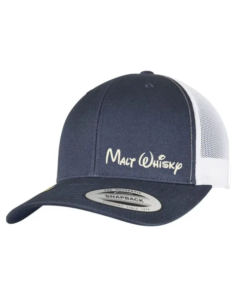 BM Originals - Malt Whisky - Trucker Cap Navy/Vit