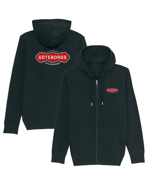 GBG Nya Bryggeri - Logo ziphood Svart