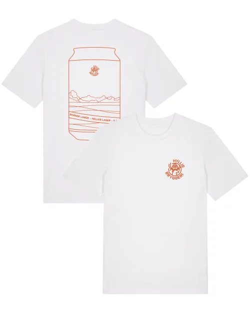 Hyllie Bryggeri - Skånsk Burk T-shirt Vit