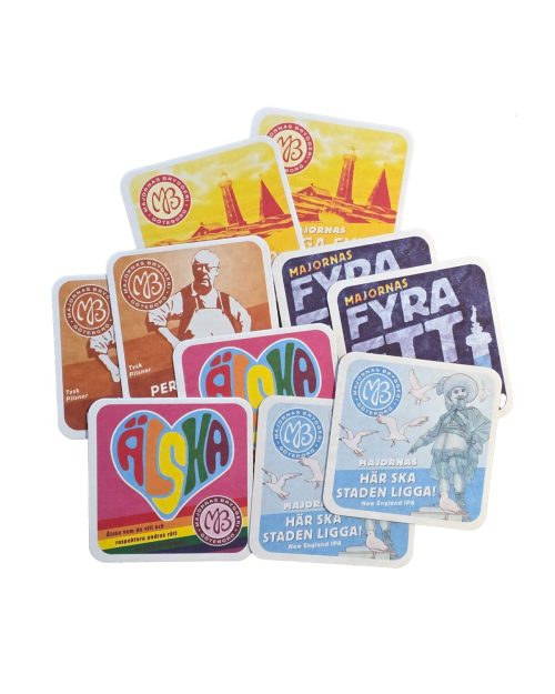 Majornas Bryggeri - Coasters 10-Pack