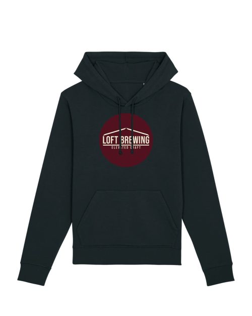 Loft Brewing - Cirkel Hoodie Svart