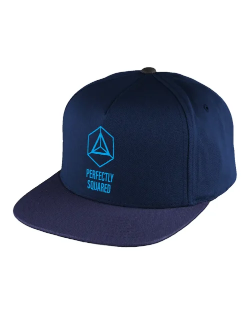 Perfectly Squared - Flat Peak Snapback Navy