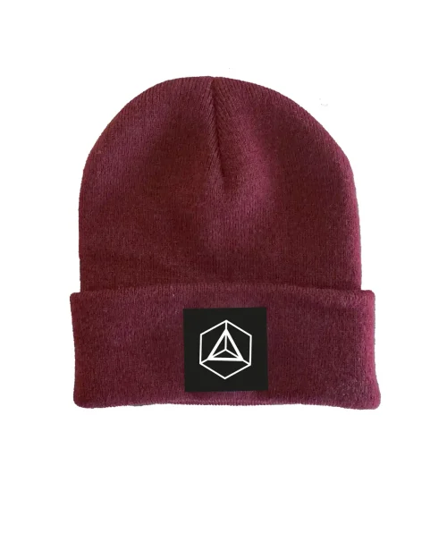 Perfectly Squared - Beanie Burgundy