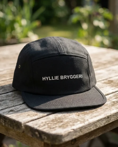 Hyllie Bryggeri - Text 5-Panels Keps Svart