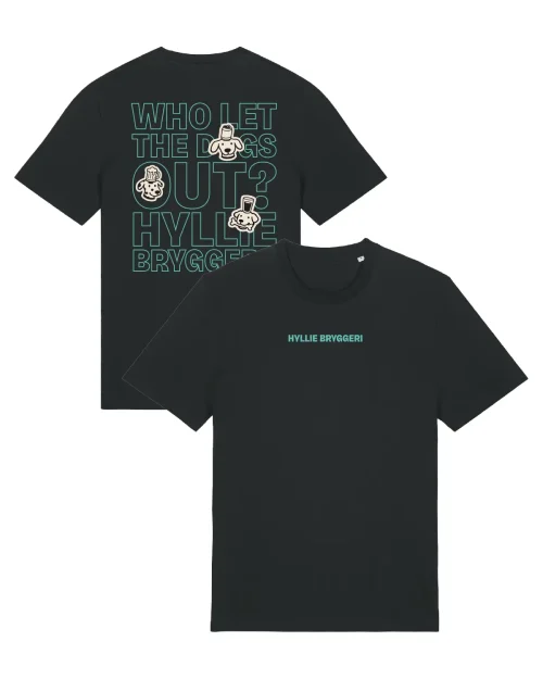 Hyllie Bryggeri - Hundar T-Shirt Svart