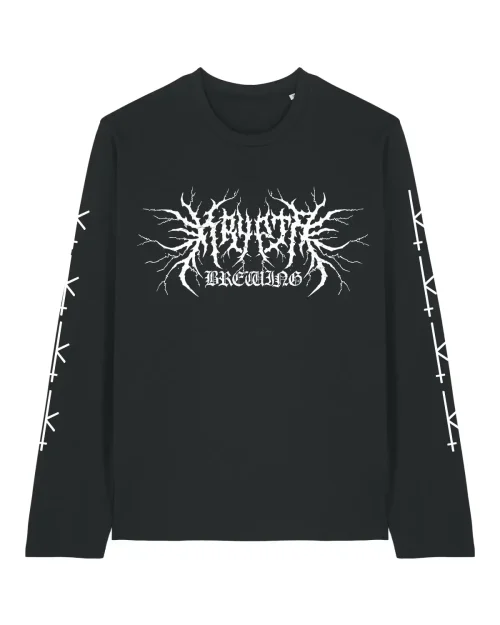 Krypta Brewing - Long sleeve Svart