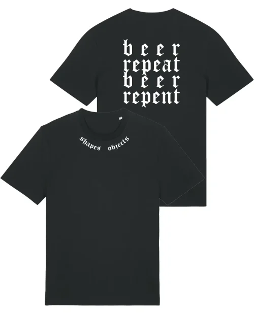 Shapes & Objects Repeat Tee Svart